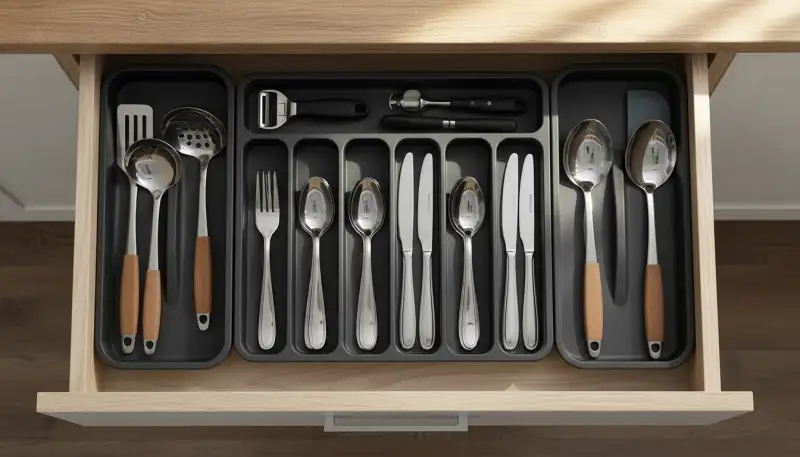 Clevere Wege, Küchengeräte aufzubewahren