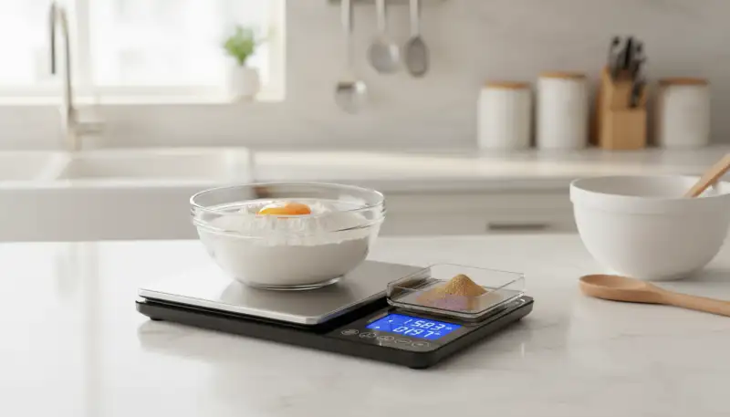 Die digitale Küchenwaage: Präzision auf Knopfdruck