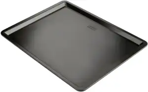 Zenker Black Metallic Back- und Plätzchenblech – Hitzebeständig bis 230°C, 42 x 32 x 0,5 cm
