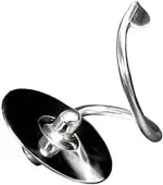 Kitty Professional Knethaken 'Teigpeitsche' Edelstahl kompatibel mit Kitchen Aid Küchenmaschine 4,3/4,7/4,8 Liter: Spülmaschinenfest, Spiralhaken