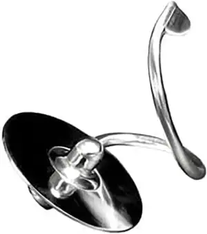 Kitty Professional Knethaken 'Teigpeitsche' Edelstahl kompatibel mit Kitchen Aid Küchenmaschine 4,3/4,7/4,8 Liter: Spülmaschinenfest, Spiralhaken