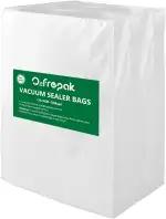 O2frepak 200 Beutel 20x30cm Vakuumier Beutel Vakuumbeutel für Lebensmittel,BPA-Frei,für Folienschweißgeräte Ggeeignet
