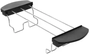 BRAVECOW Brotbackregal Brötchenaufsatz Toaster Grill Haushaltstoaster Grill Stau