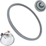 Zovator 22cm Dichtungsringe Schnellkochtopf für WMF Perfect Ersatzteile, Gummiringe Kochsignal Di...