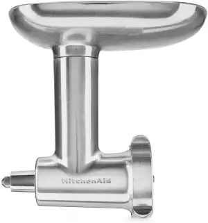 KitchenAid 5KSMMGA Ganzmetall Fleischwolf Zubehör für die Küchenmaschinen, Metal