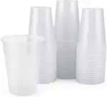 Transparente Plastikbecher 0,2l - 3000 Stück | Ideal als Trinkbecher Einweg für Party & mehr | Plastikbecher 200ml für Kaltgetränke | Partybecher, Einmalbecher & Becher Einweg für unterwegs