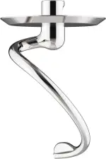 Cofun Edelstahl SpiralKnethaken für KitchenAid Zubehör, Knethaken für KitchenAid 4,3 und 4,7/4,8 Liter Kipp-Standmixer-Aufsätze, Spülmaschinenfest