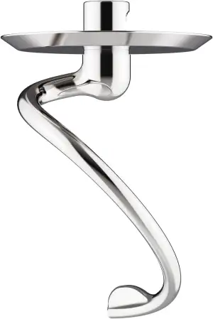Cofun Edelstahl SpiralKnethaken für KitchenAid Zubehör, Knethaken für KitchenAid 4,3 und 4,7/4,8 Liter Kipp-Standmixer-Aufsätze, Spülmaschinenfest