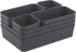 Gariella 1x Schubladen-Organizer Set Aufbewahrungs-Box Einteiler Trenn-System verstellbar Utensil...