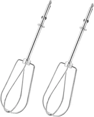 2 Stück Ersatz-Eierschläger, elektrisches Eierschläger-Zubehör, Edelstahl-Eierschläger, Schneebesen-Ersatzteile, universeller Eierschläger, Rührgerät