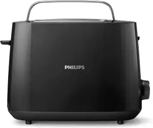 Philips Toaster – 2 Toastschlitze, 8 Stufen, Brötchenaufsatz, Auftaufunktion, Li