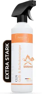 Backofenreiniger 500ml, geruchslos & mit Kraftformel – Backofenspray entfernt hartnäckige Verkrus...
