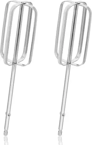2 Stück Aufsätze Schläger für Handmixer, Edelstahl Hand Mixer Beaters Attachment