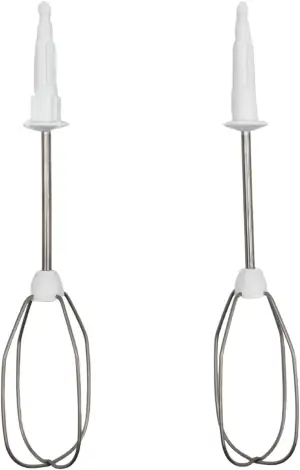 Schneebesen 00659596 kompatibel mit Bosch Siemens Handmixer MFQ3010 MFQ3020 MFQ3030 MQ95020 300W 450W Ersatz Rührbesen Zubehör Rührstäbe Mixeraufsatz Mixstäbe 2 Stück rechts links
