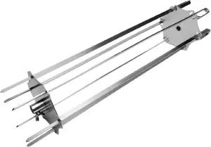 Grillfürst Universal Grillrondell - Schaschlik-Set für Drehspieß und Rotisserie,