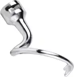 Spiralknethaken Edelstahl für KitchenAid 4,5–5 Quart Mittelgroße Küchenmaschinen mit kippbarem Motorkopf, K45DH Rührer Zubehör Spiralförmiger, Spülmaschinenfest