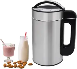 Pflanzenmilchbereiter Heizleistung 800 Watt, Mixer, Sojamilchbereiter, Suppenbereiter & Nussmilchbereiter für Porridge & Säfte, Touchdisplay, 1.5 Liter