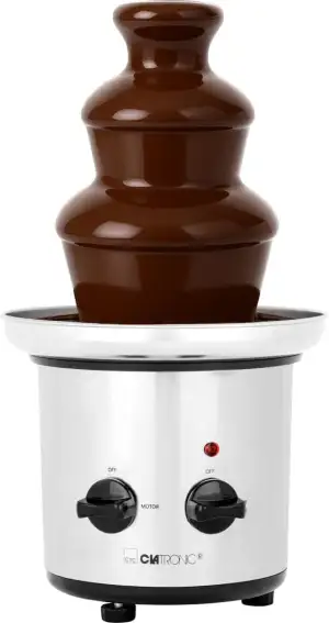Clatronic® Schokobrunnen mit exzellentem Schokofluss | für Früchte und Gebäck I 
