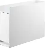 Yamazaki 6003 Tower Ausziehbares Gewürzregal, weiß, Stahl/Polypropylen, minimalistisch, 12.5 x 50...