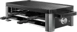 WMF Master Raclette Grill mit Keramikpfännchen und Schiebern, Raclette 8 Personen, 1500 W, mit Ab...