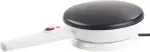 Rosenstein & Söhne Crepes Maker: Kabelloser Crêpes-Maker, Anti-Haft, Temperatur-Automatik, 20 cm, 800 W (Crepe Maschine, Pfannkuchen Maschine, Waffeleisen)