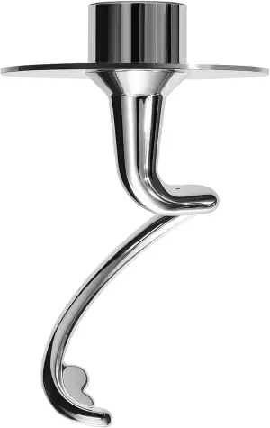 Edelstahl Spiral-Knethaken K45DH für KitchenAid 4.5-5 Quart Kippkopf-Standmixer Artisan & Classic Serie von MMOBIEL - Kneten von Brothakenaufsätzen - Mixen Zubehör Ersatz – Spülmaschinenfest