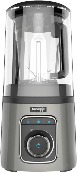 Kuvings SV500 Vakuummixer, hohe Leistung, 1500 W, 32.000 U/min, Grau