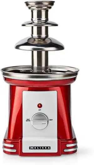 Melissa 16310186 Retro Schokoladenbrunnen 3-stufig - elegantes Design 32 cm, War