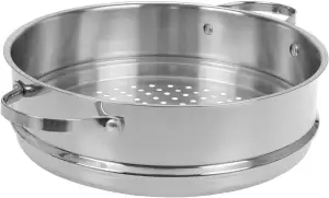 GRÄWE Dünsteinsatz Edelstahl 28 cm für Pro-Line Dampfgarer, Robuster Dampfeinsat