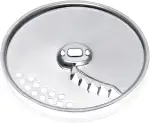 Bosch Pommes-Frites-Scheibe MUZ45PS1, Zubehör passend für Küchenmaschinen Serie 4, Serie 2, MUM4, Durchlaufschnitzler notwendig, robust, spülmaschinenfest, Edelstahl