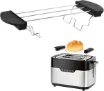Brötchenaufsatz Für Toaster,Toaster Aufsatz Universal,Toaster Aufsatz Für Brötchen,Edelstahl Toas...