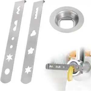 2 Stück Spritzgebäckvorsatz, 8 Formen fleischwolf Zubehör, Gebäckvorsatz Edelstahl für Herstellung von Keksen, Desserts, Hackfleisch für MUM4/MUM5