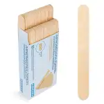 100x ARNOMED® Holzspatel, Holzstäbchen für Eis, Basteln & Waxing, Einweg Holzstiele, Eisstiele, Z...