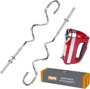 Handmixer Knethaken aus Edelstahl Kompatibel mit Kitchen Aid Handmixer