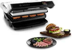 Tefal OptiGrill Elite XL Kontaktgrill, 16 Programme, Digitales Display mit Garst