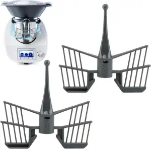2 Stück Schmetterling Rühraufsatz für Thermomix TM5 TM6, Thermomix Zubehör Rührer Mixer, Küchenmaschine Ersatzteile für Vorwerk Thermomix Küchenmaschine