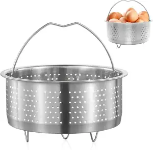 Dampfgarer Einsatz Edelstahl 304, 17,5 cm Dämpfeinsatz aus Edelstahl Für Töpfe, 