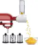 GVODE Gemüseschneider für KitchenAid Küchenmaschine, Schneider-Reibe-Aufsatz für KitchenAid Zubeh...
