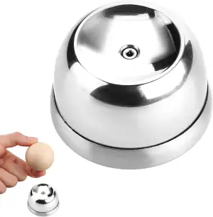 Eierstecher Eipicker,Eierpiekser,Eipicker aus Edelstahl,Eierpicker Eierstecher,Eieröffner,Eierpickser,Eieranpiekser,Eierpikser,Eierlocher,Eierknacker,Praktisches Eierschäler für Egg Gadget (Silber)