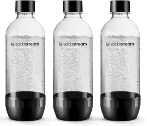 SodaStream 2260525 Wasserflasche, Kunstoff, multi, 3er Pack (3x1 Liter), 464