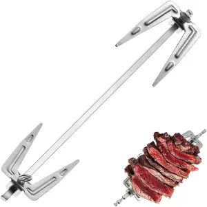 Supvox Edelstahl Drehspieß 25 cm - Universal Bratengabel Für Heißluftfritteuse U