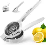 Premium Zitronenpresse aus Edelstahl - robuste Hand Zitruspresse, Lemon Squeezer - Säurebeständig...