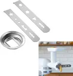 Spritzgebäckvorsatz für fleischwolf gebäckvorsatz edelstahl mit 8 verschiedenen formen, spritzgebäckvorsatz zubehör für kitchenaid fleischwolf küchenmaschine