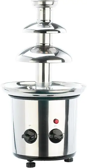 Rosenstein & Söhne Schokobrunnen: Schokoladen-Brunnen aus rostfreiem Edelstahl, 