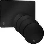 SCHMIDT & KRAMER Induktionsschutzmatte Set | Hitzebeständige Silikon-Glasfaser Herdabdeckung für Induktionsherd | Silikon Kochfeld Abdeckung | Induktionsmatte | 5-teiliges Set