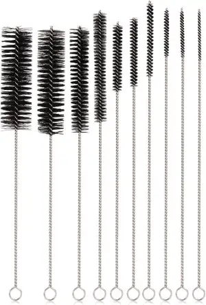 LEBEXY Reinigungsbürsten Flasche Flaschenbürste | Milchschlauchbürste | Nylon Sc