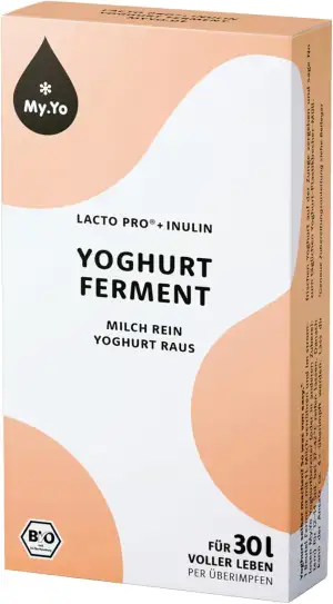 My.Yo Bio Joghurtferment Lacto Pro & Inulin, 6x25 Gramm, Joghurtkulturen für bis