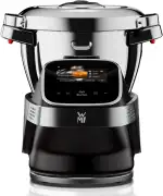 WMF Avantgarde Küchenmaschine mit Kochfunktion, besonders leise, 14 Kochprogramme, WLAN, Kochschüssel 3l, Touchscreen, intuitive App, Rezepte, edelstahl matt