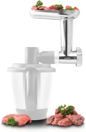 Wundermix - Fleischwolf Aufsatz für WunderCentix® & Thermomix TM6 TM5 • Elektris