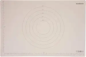Wundermix - WunderMat® Teigunterlage zum Backen (60x40cm) • Silikonmatte Backen 
